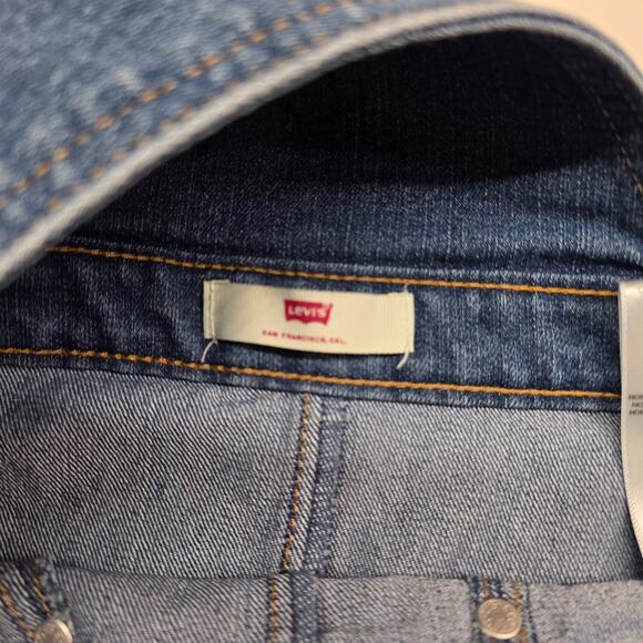 Levi's Overall Skirt Bib Youth Medium 10/12 - Picture 7 of 12